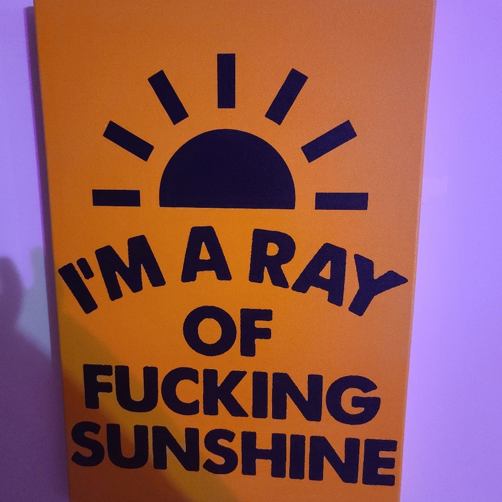 Funny canvas wall decor